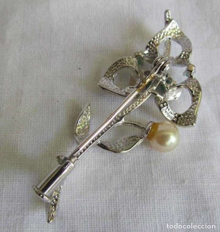 Joyeria: Broche de plata 925 en forma de flor - Foto 4
