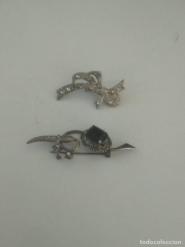 Joyeria: Lote de 2 broches antiguas - Foto 1