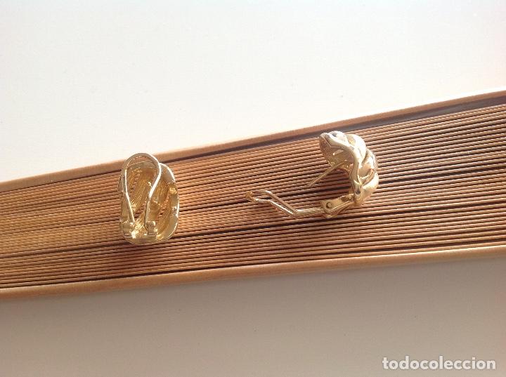 Joyeria: PENDIENTES CLASICOS CHAPADO ORO. MATE Y BRILLO - Foto 4