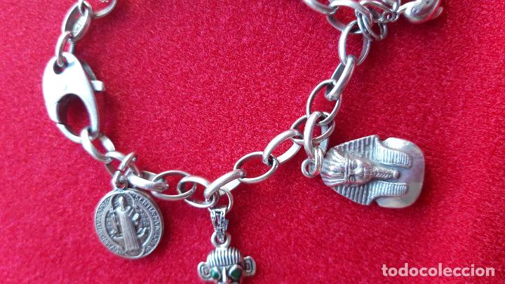 Joyeria: Pulsera de plata con colgantes - Foto 2