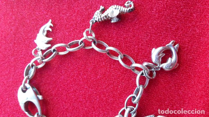 Joyeria: Pulsera de plata con colgantes - Foto 3