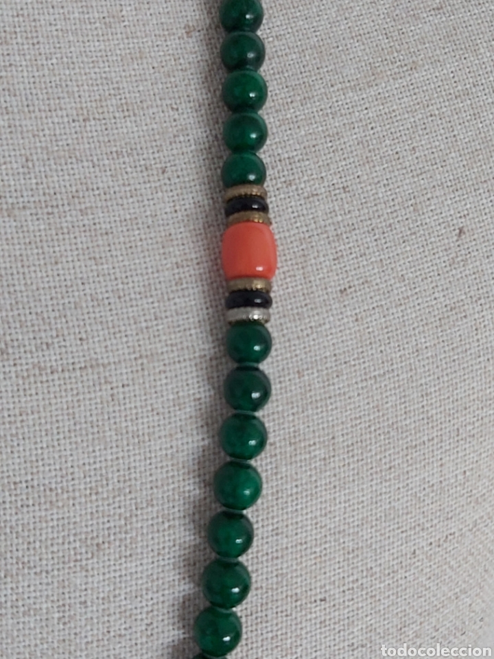 Joyeria: COLLAR DE CUENTAS TIBETANO CON MALAQUITAS. - Foto 3