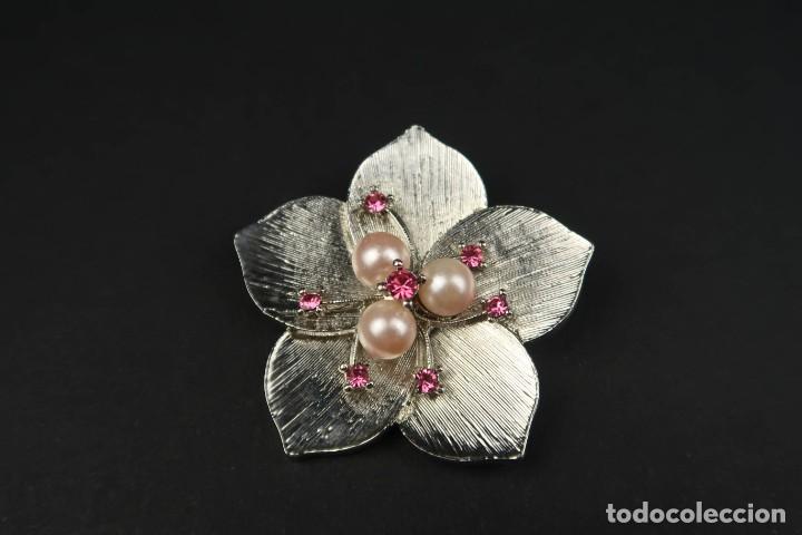 Joyeria: Antiguo Broche Frances forma de Flor - Foto 1