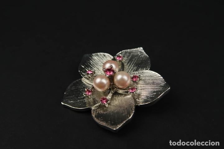 Joyeria: Antiguo Broche Frances forma de Flor - Foto 2