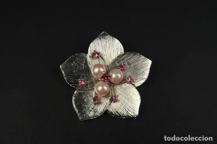 Joyeria: Antiguo Broche Frances forma de Flor - Foto 3