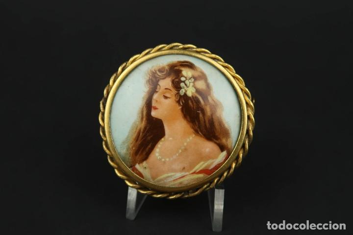 Joyeria: Antiguo Broche Frances Limoges - Foto 1