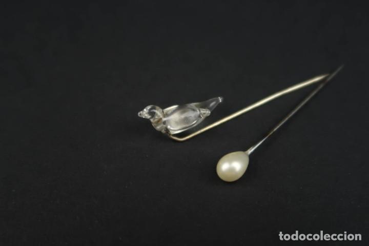 Joyeria: Dos Broches de Aguja Francia - Foto 3