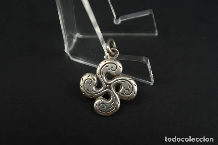 Joyeria: Antiguo Colgante de Plata Frances - Foto 1