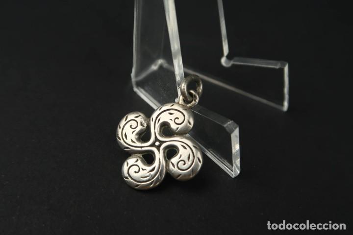 Joyeria: Antiguo Colgante de Plata Frances - Foto 2