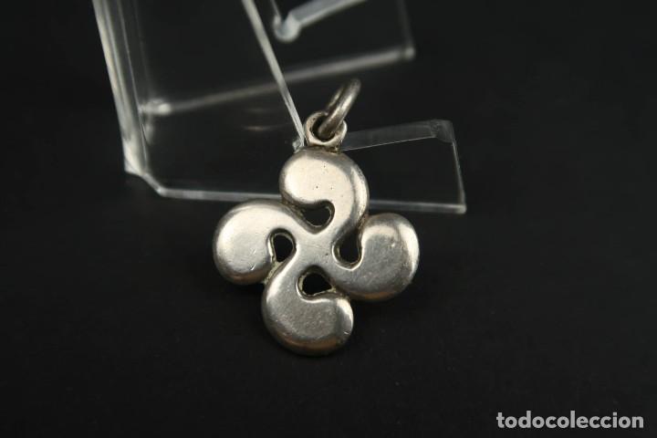 Joyeria: Antiguo Colgante de Plata Frances - Foto 4