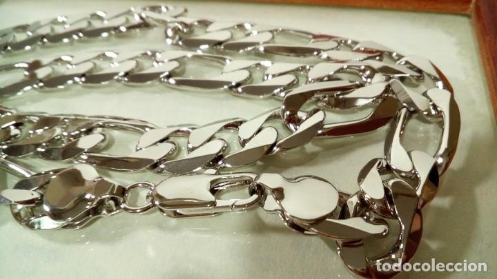 Joyeria: CADENA FIGARO GF. 18K BLANCO 12MM X 55CM - Foto 3