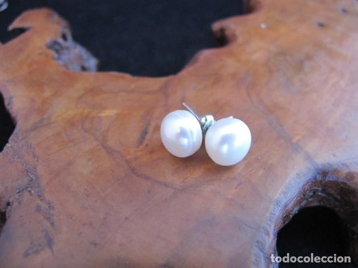 Joyeria: Pendientes de plata de ley con perlas de agua dulce - Foto 1