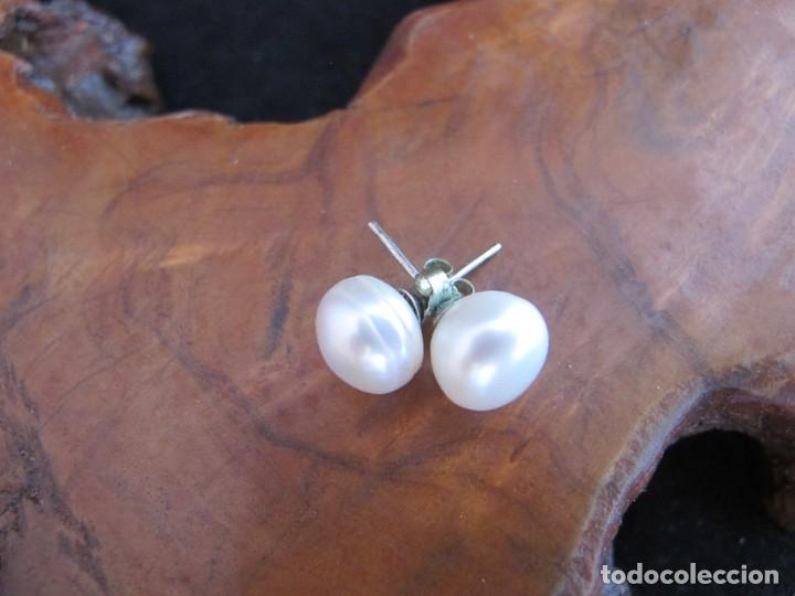Joyeria: Pendientes de plata de ley con perlas de agua dulce - Foto 2