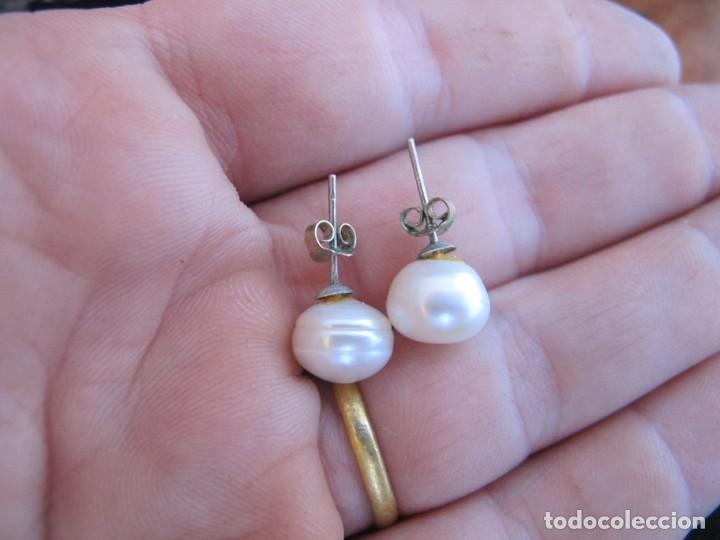 Joyeria: Pendientes de plata de ley con perlas de agua dulce - Foto 3
