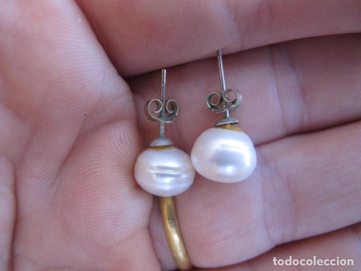 Joyeria: Pendientes de plata de ley con perlas de agua dulce - Foto 4