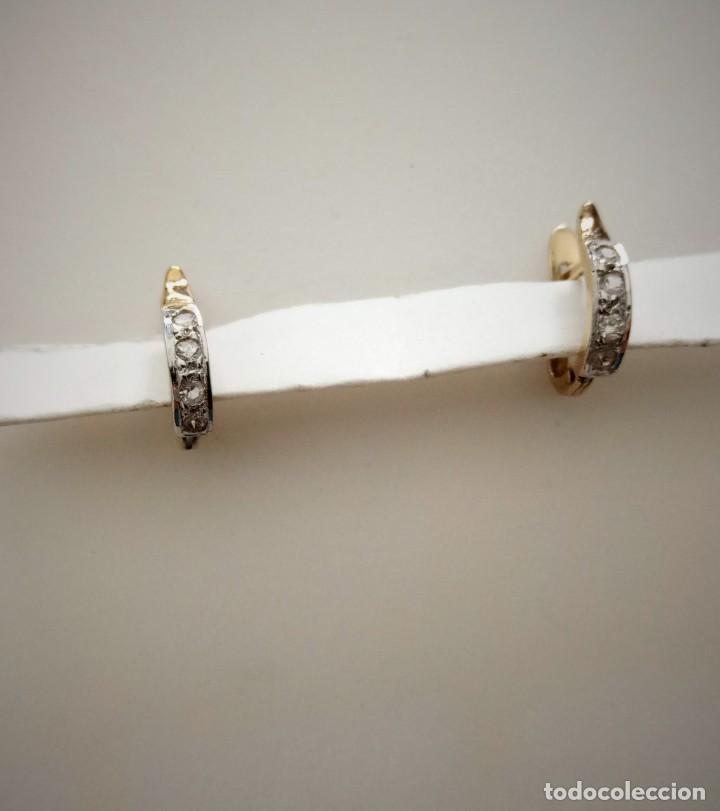 Joyeria: Pendientes chapado oro - Foto 2