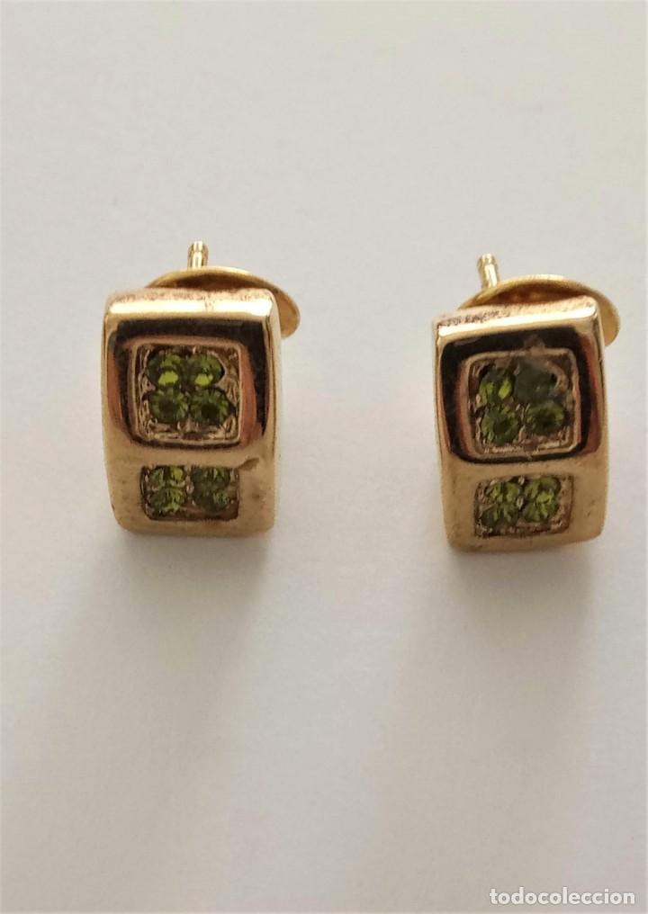 Joyeria: Pendientes chapado oro - Foto 1