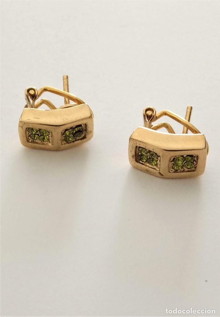 Joyeria: Pendientes chapado oro - Foto 3