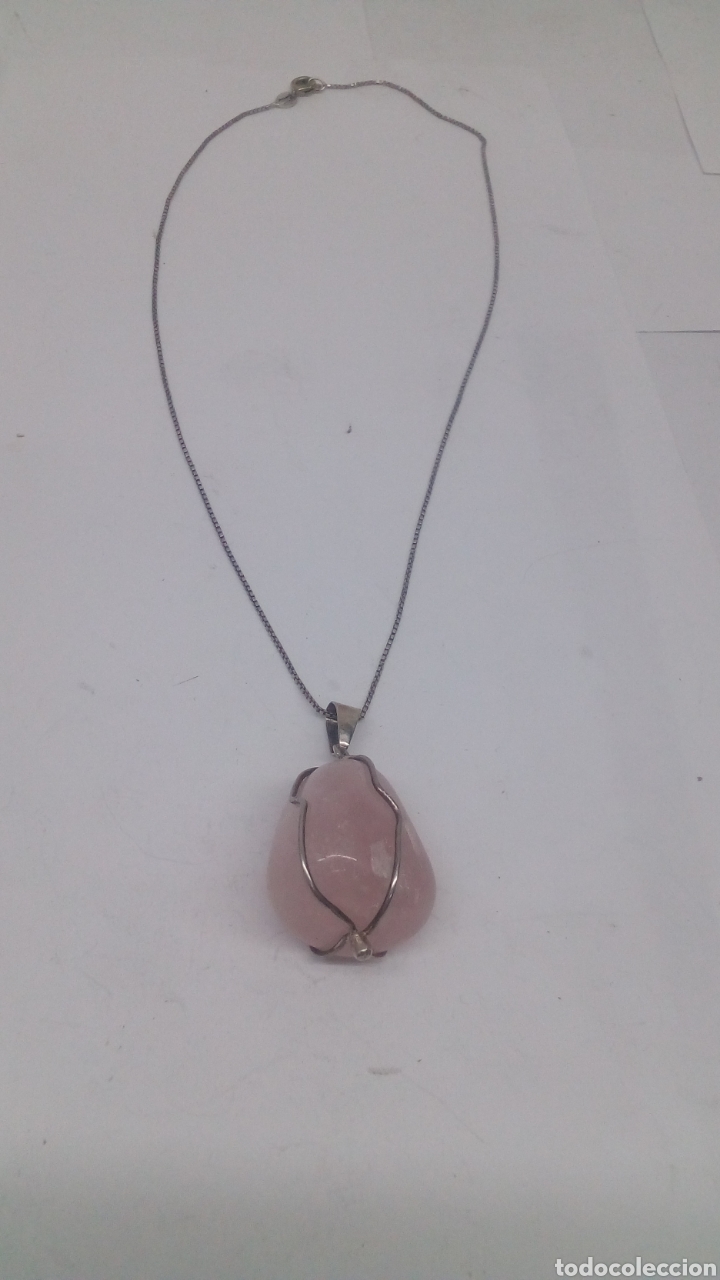 Joyeria: Cadena DE PLATA y colgante DE CUARZO /CC130 - Foto 1