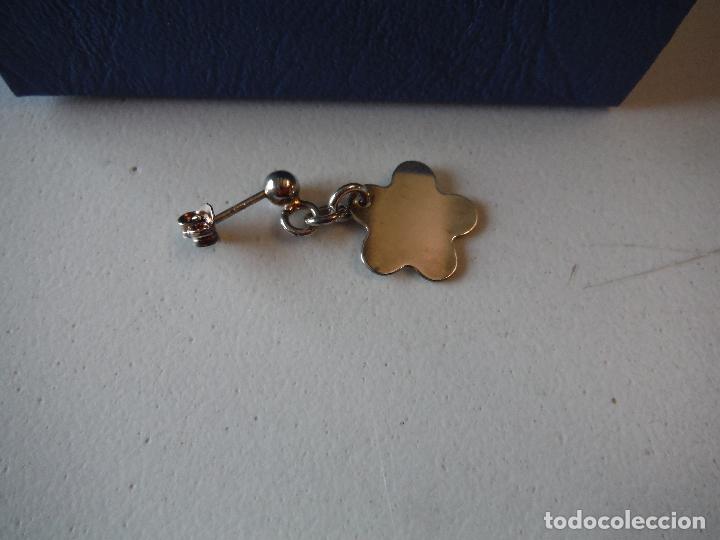 Joyeria: CONJUNTO DE PENDIENTES Y COLGANTE CON CADENA DE PLATA DE LEY - Foto 4