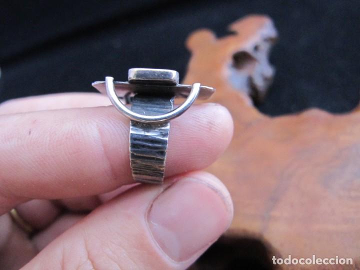 Joyeria: Anillo de plata contrastada y esmalte - Foto 4