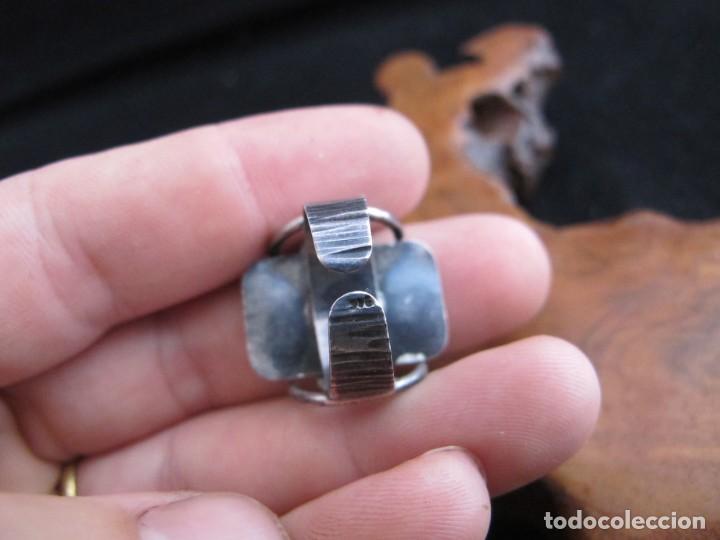 Joyeria: Anillo de plata contrastada y esmalte - Foto 5