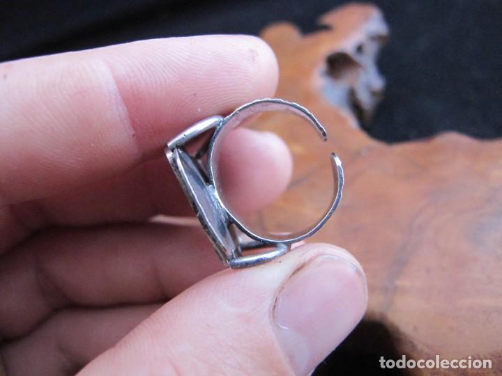 Joyeria: Anillo de plata contrastada y esmalte - Foto 6