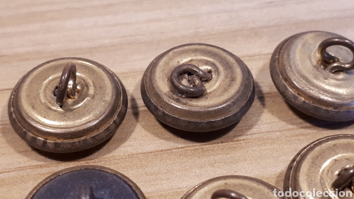Joyeria: Lote de 10 botones con ancla de la Marina. - Foto 3