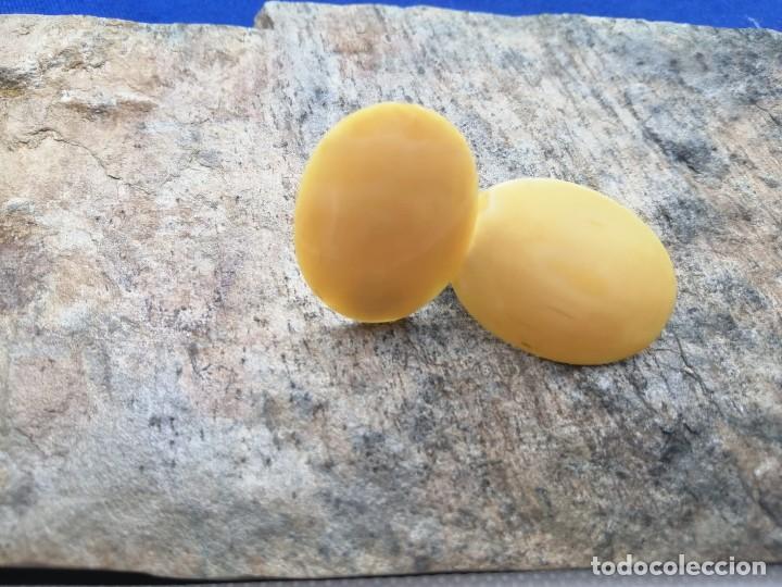 Joyeria: Pendientes de hueso antiguo - Foto 3