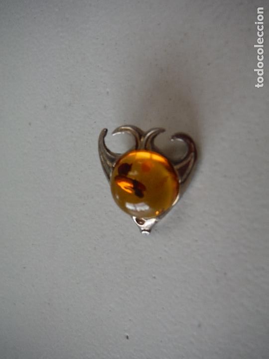 Joyeria: COLGANTE DE PLATA DE LEY Y AMBAR - Foto 1