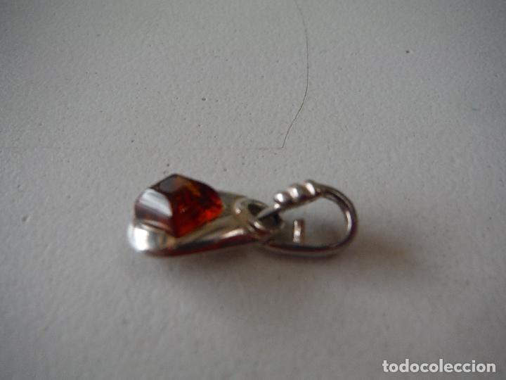 Joyeria: COLGANTE DE PLATA DE LEY Y AMBAR - Foto 2