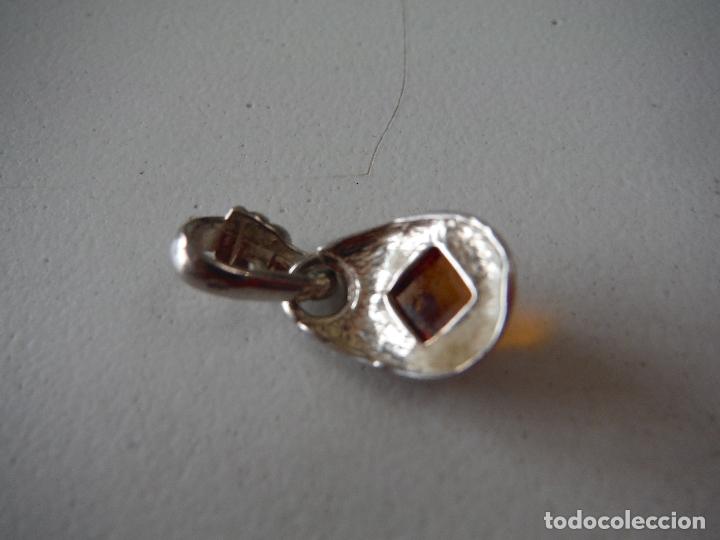 Joyeria: COLGANTE DE PLATA DE LEY Y AMBAR - Foto 4
