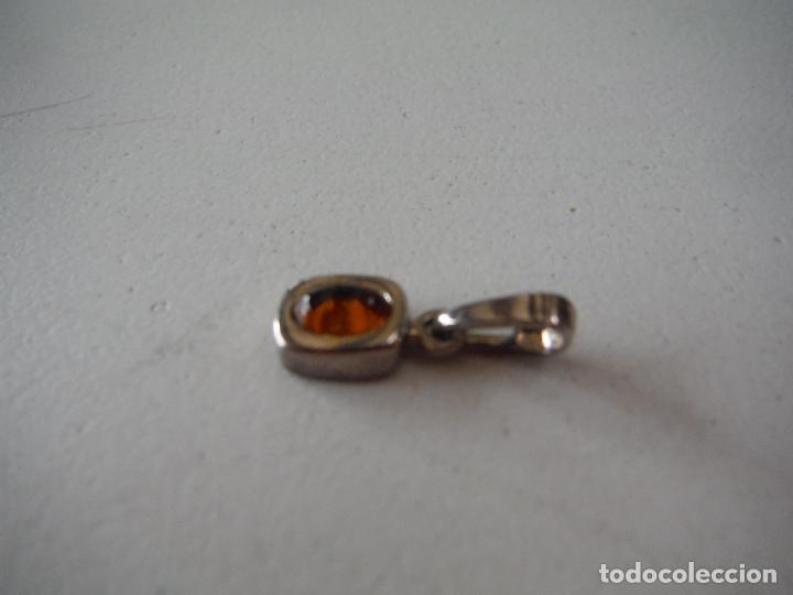 Joyeria: COLGANTE DE PLATA DE LEY Y AMBAR - Foto 2