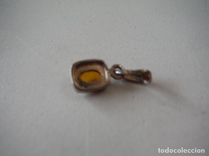 Joyeria: COLGANTE DE PLATA DE LEY Y AMBAR - Foto 4