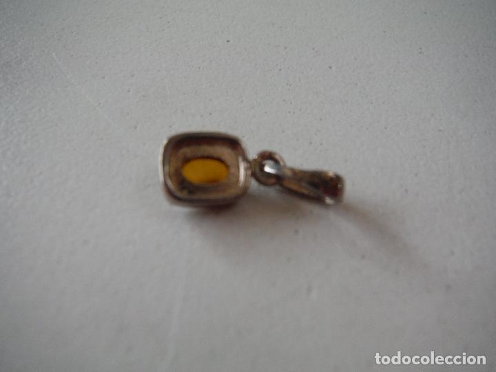 Joyeria: COLGANTE DE PLATA DE LEY Y AMBAR - Foto 5