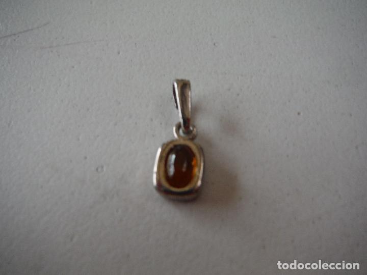Joyeria: COLGANTE DE PLATA DE LEY Y AMBAR - Foto 1
