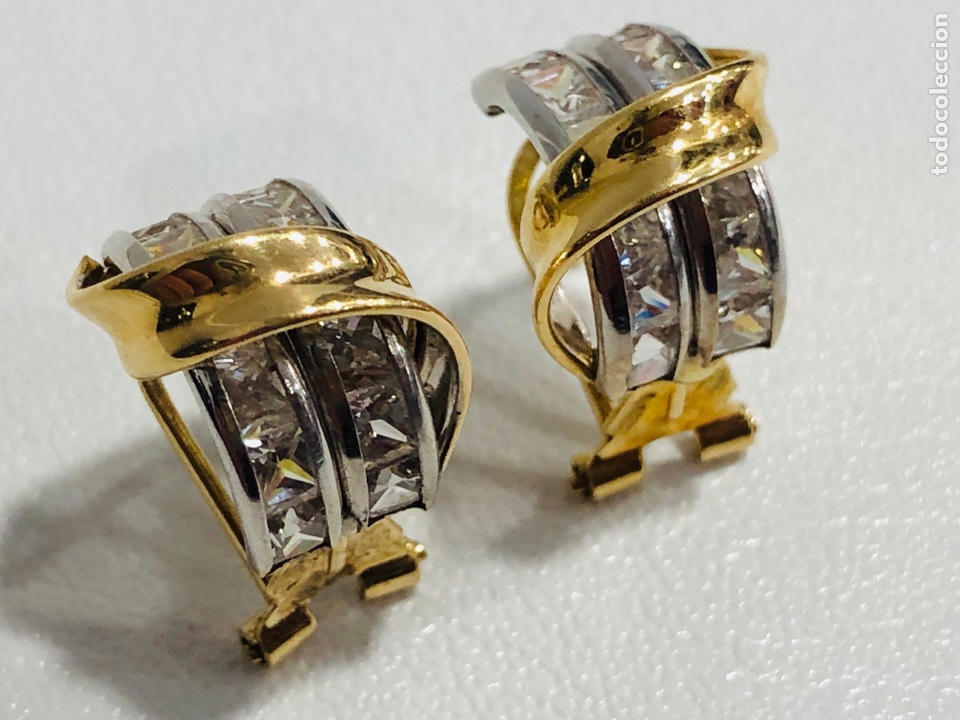Joyeria: Pendientes Oro Bicolor 18K - Foto 3