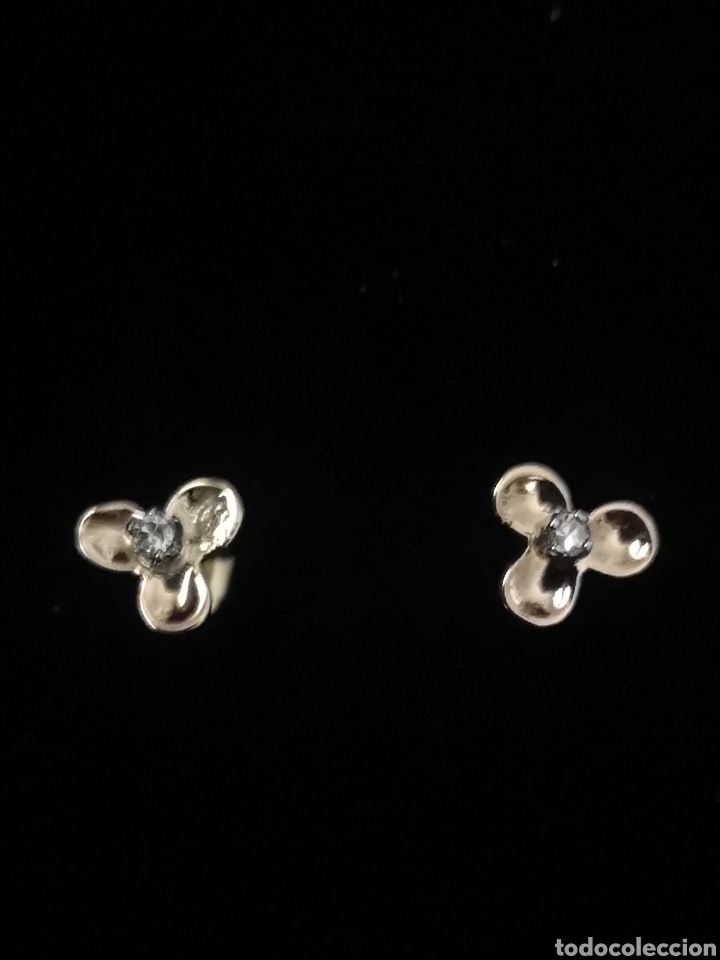 Joyeria: Pendientes de oro 18 k y brillantes. - Foto 1