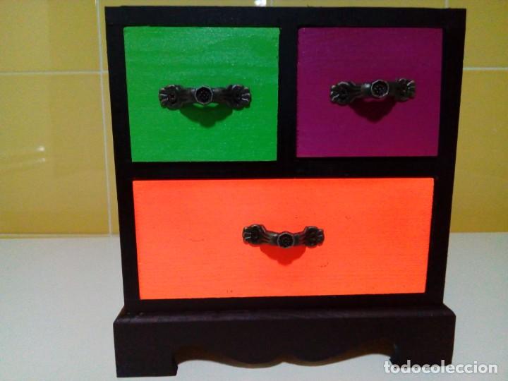 Joyeria: caja joyero de madera en forma de comoda - Foto 6
