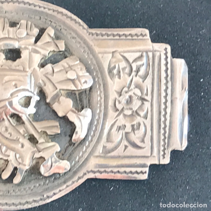 Joyeria: Antiguo broche de plata 900. - Foto 4