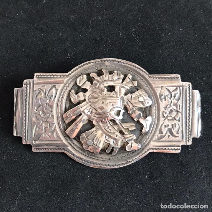 Joyeria: Antiguo broche de plata 900. - Foto 1
