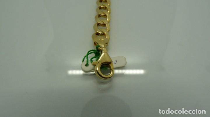 Joyeria: PULSERA BARBADA PLACA EN ORO DE 18 KLTS (750MM) - Foto 7