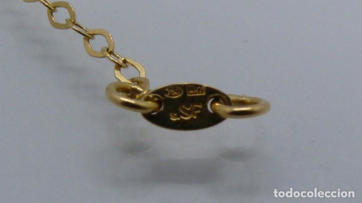 Joyeria: PULSERA BOLAS TURQUESA EN ORO DE 18 KLTS (750MM) - Foto 8
