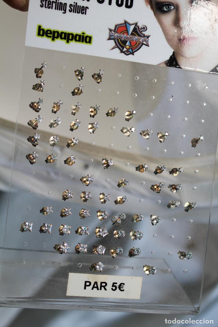 Joyeria: expositor con pendientes de plata de ley - Foto 4