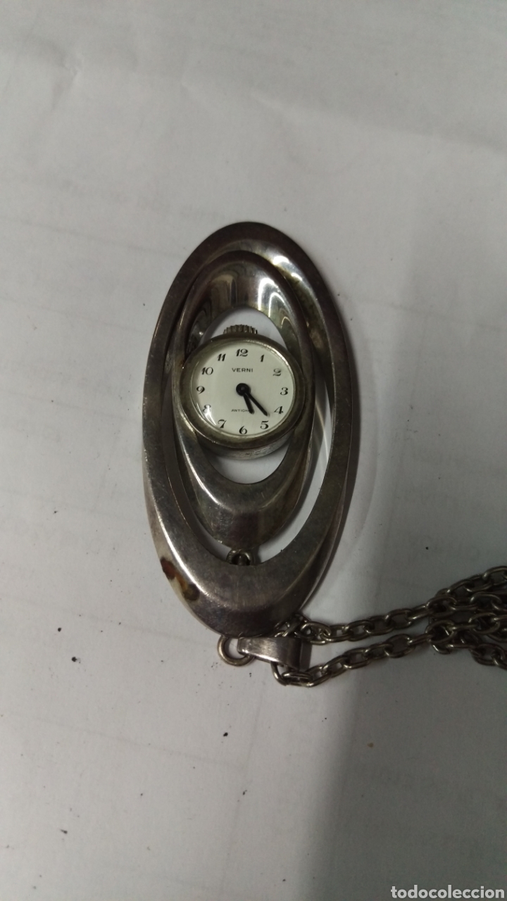 Joyeria: Reloj colgante a cuerda VERNI funcionando - Foto 1