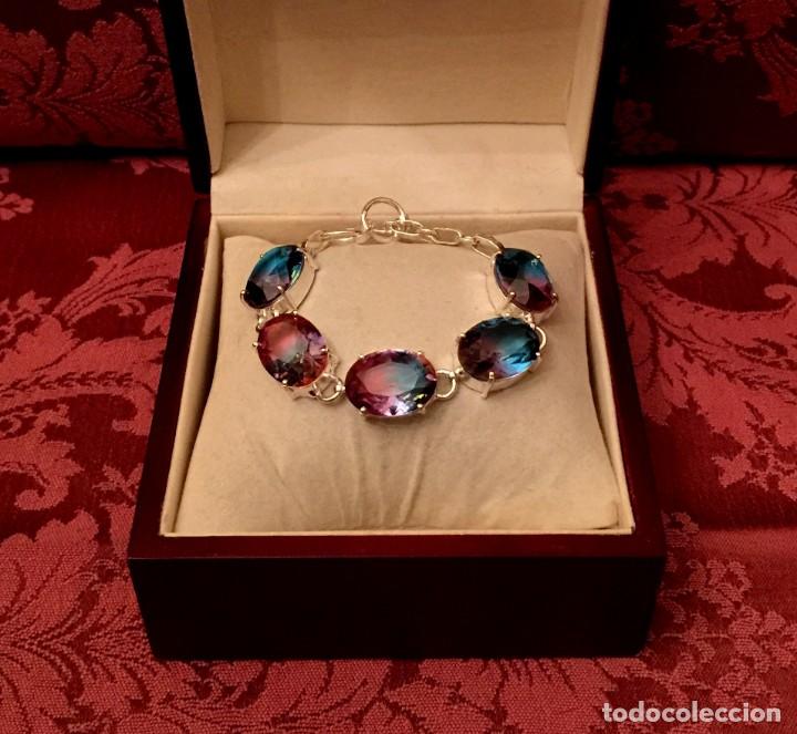 Joyeria: PULSERA CON TURMALINAS TALLADAS - 20 GRAMOS. - Foto 1