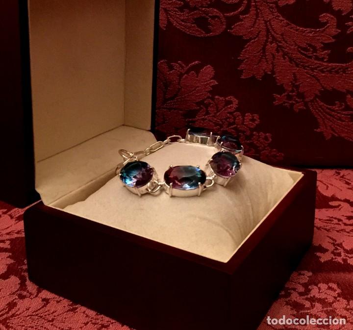 Joyeria: PULSERA CON TURMALINAS TALLADAS - 20 GRAMOS. - Foto 2