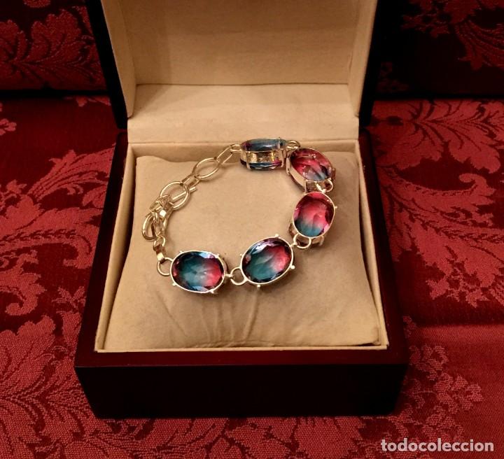 Joyeria: PULSERA CON TURMALINAS TALLADAS - 20 GRAMOS. - Foto 4