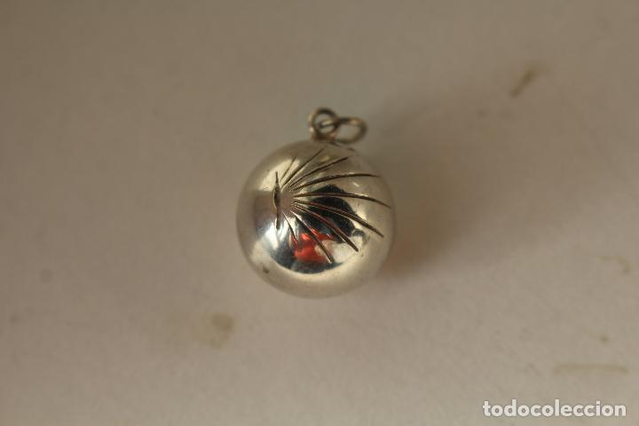 Joyeria: colgante cascabel en plata de ley - Foto 3