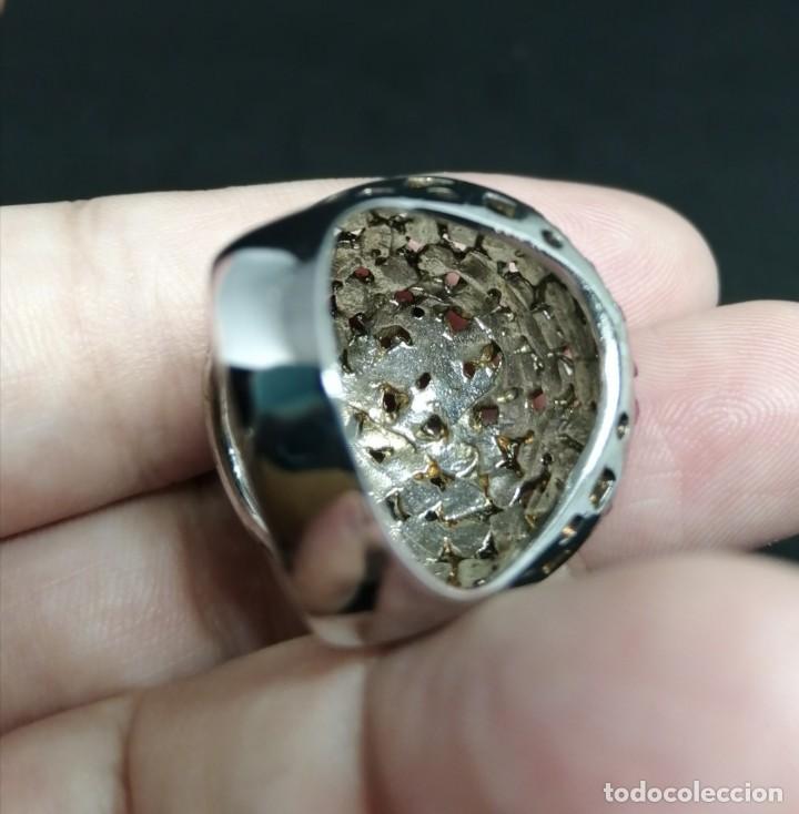 Joyeria: Anillo con Rub&iacute;es naturales y Plata de Ley - Foto 3